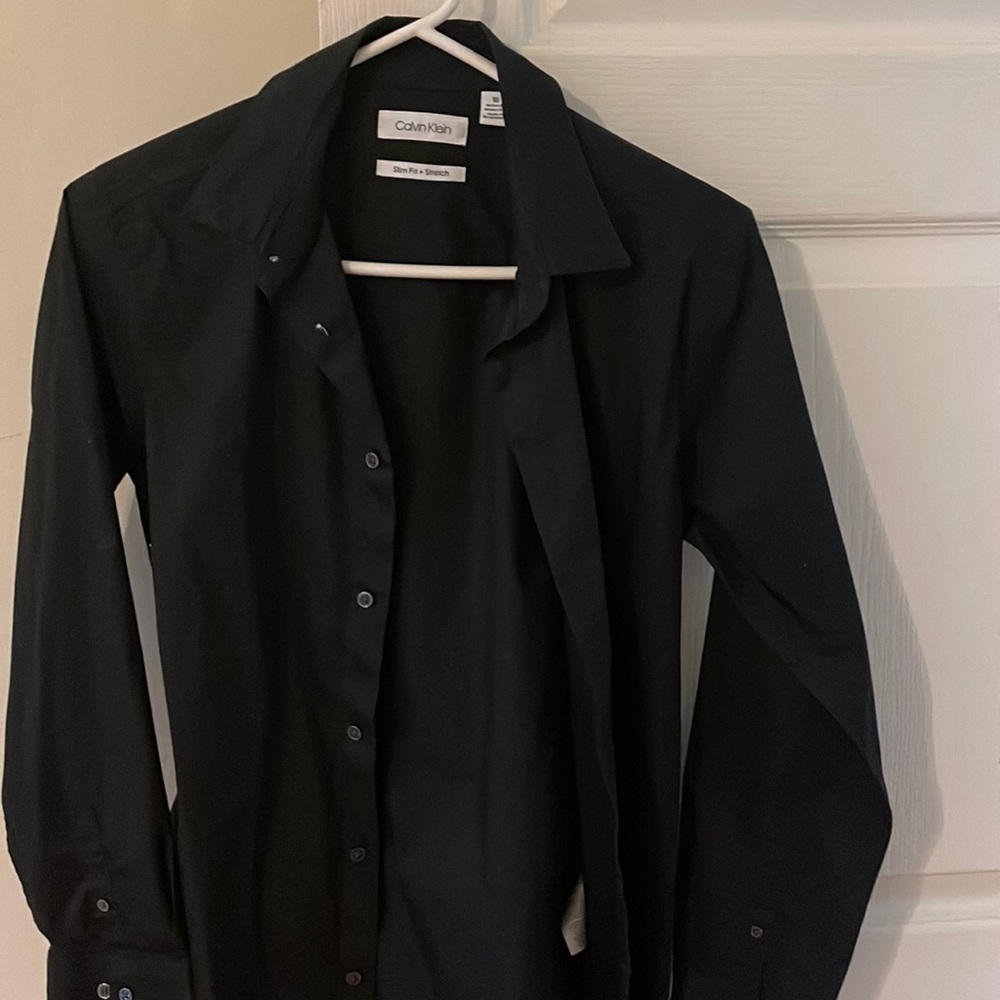 Calvin Klein black shirt size 16 boys